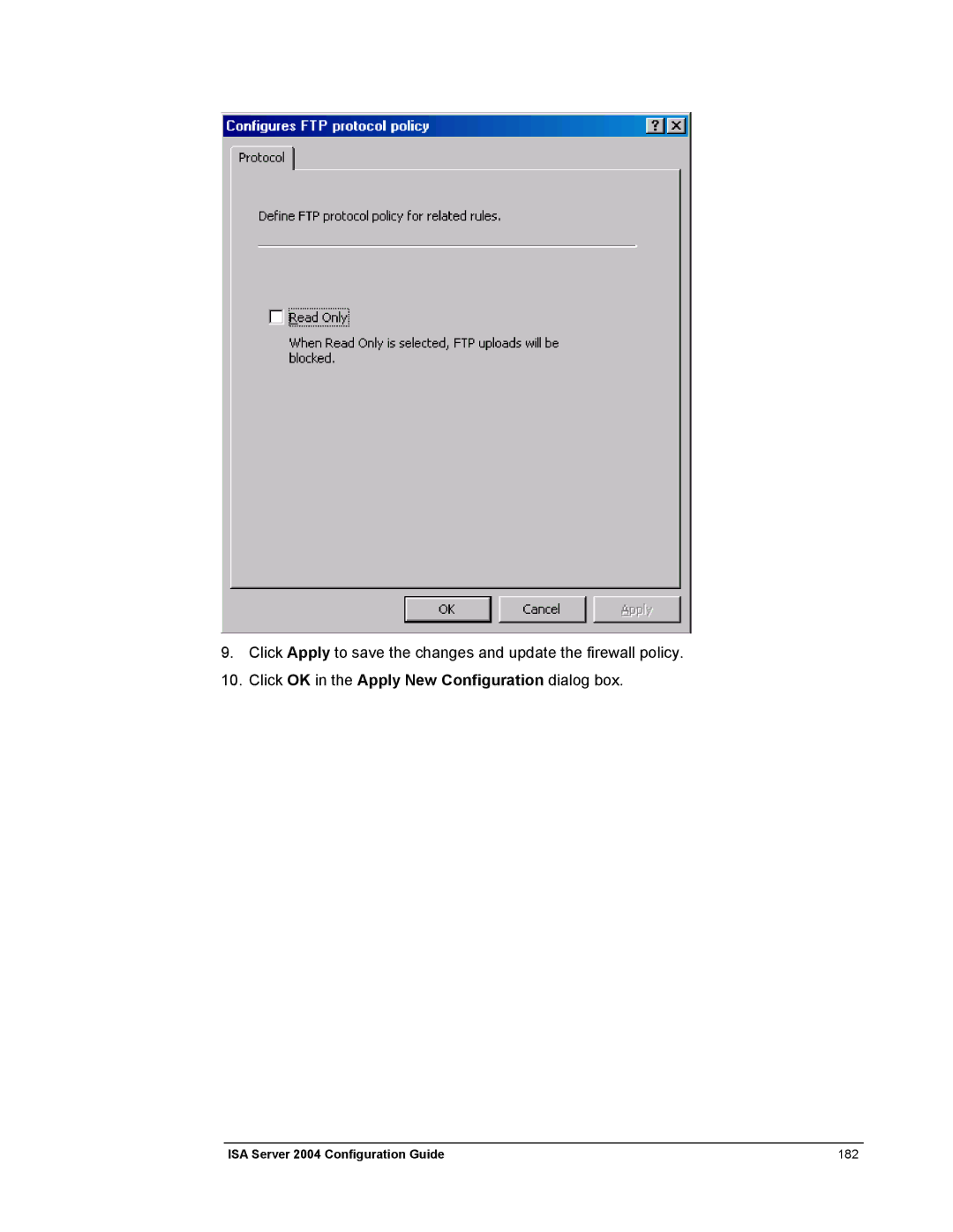 Microsoft manual ISA Server 2004 Configuration Guide 182 