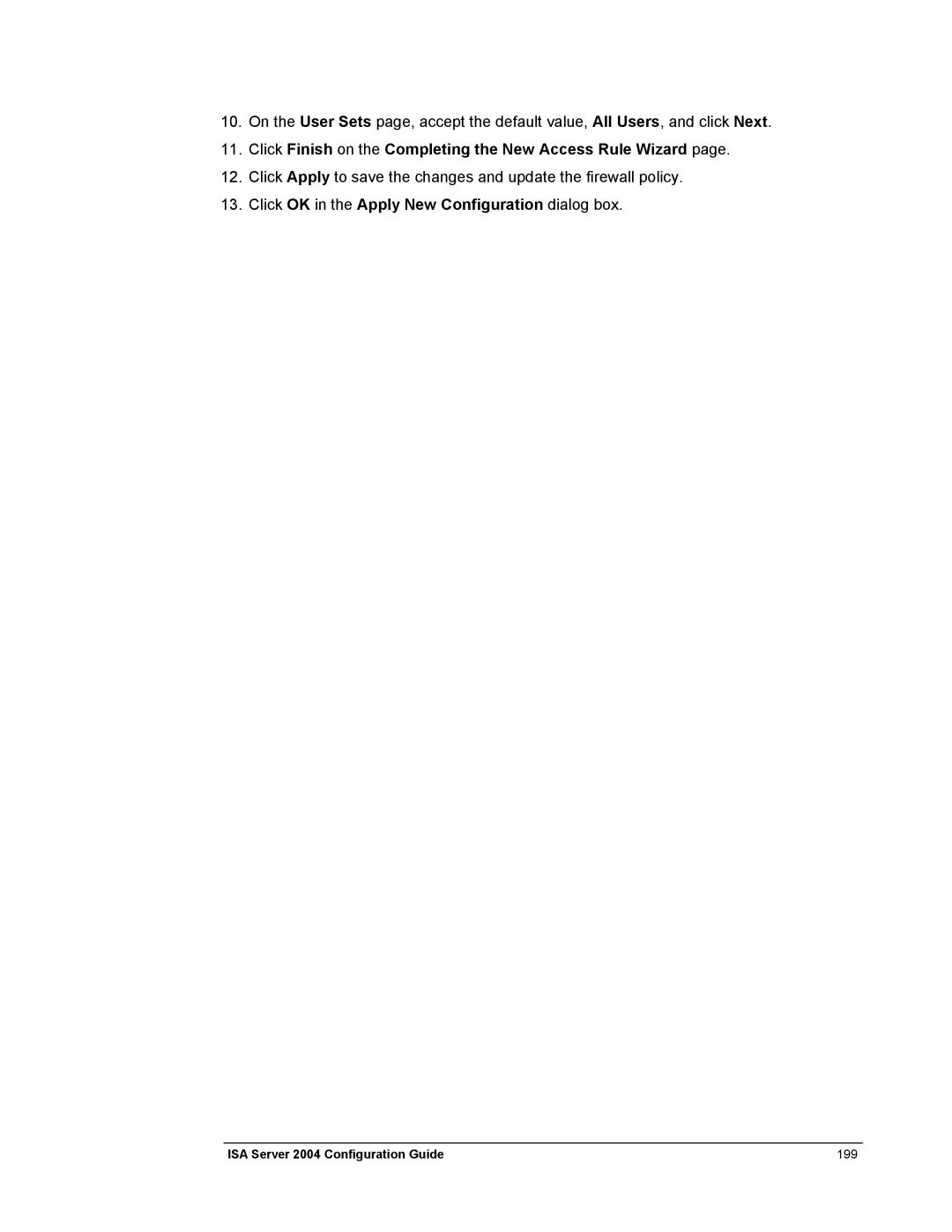 Microsoft manual ISA Server 2004 Configuration Guide 199 