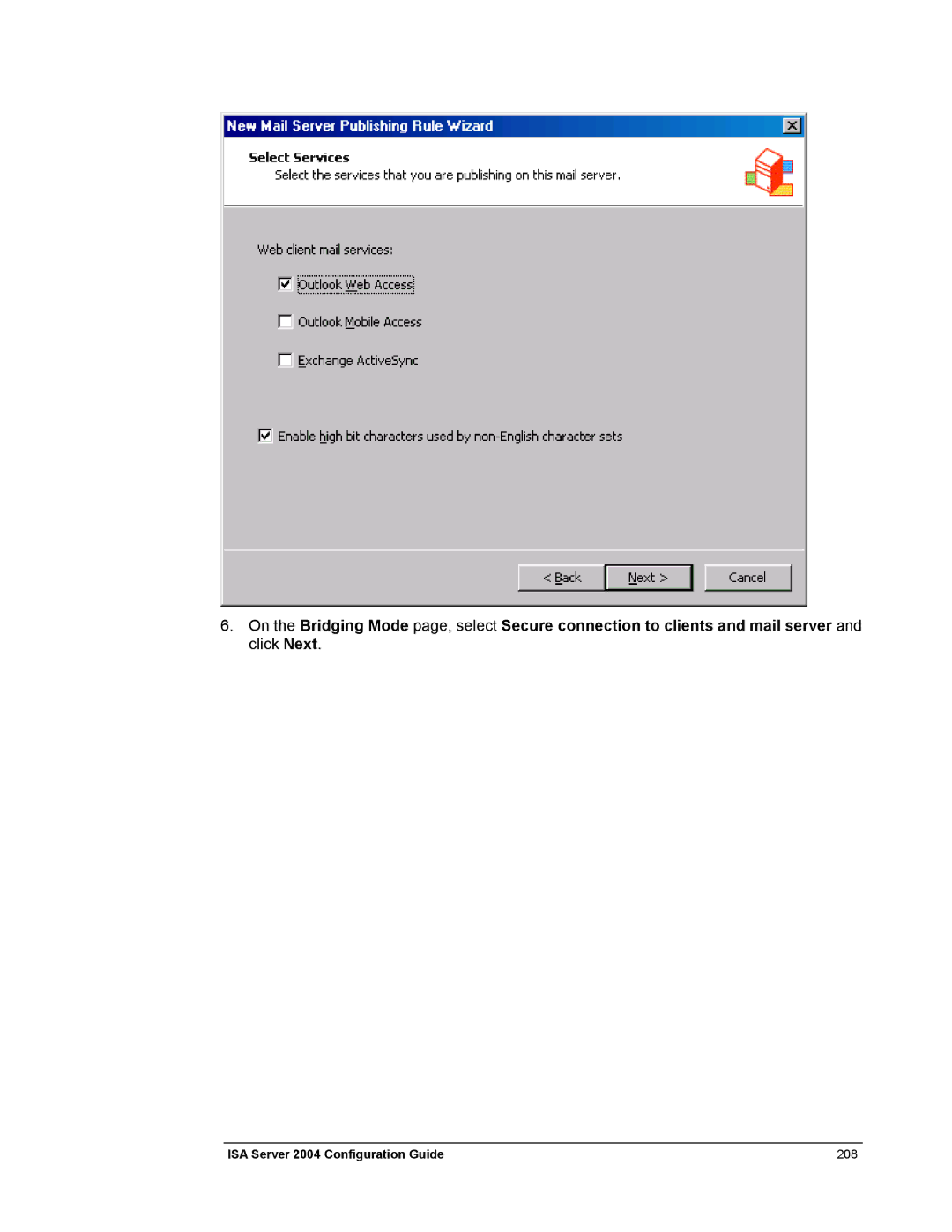 Microsoft manual ISA Server 2004 Configuration Guide 208 