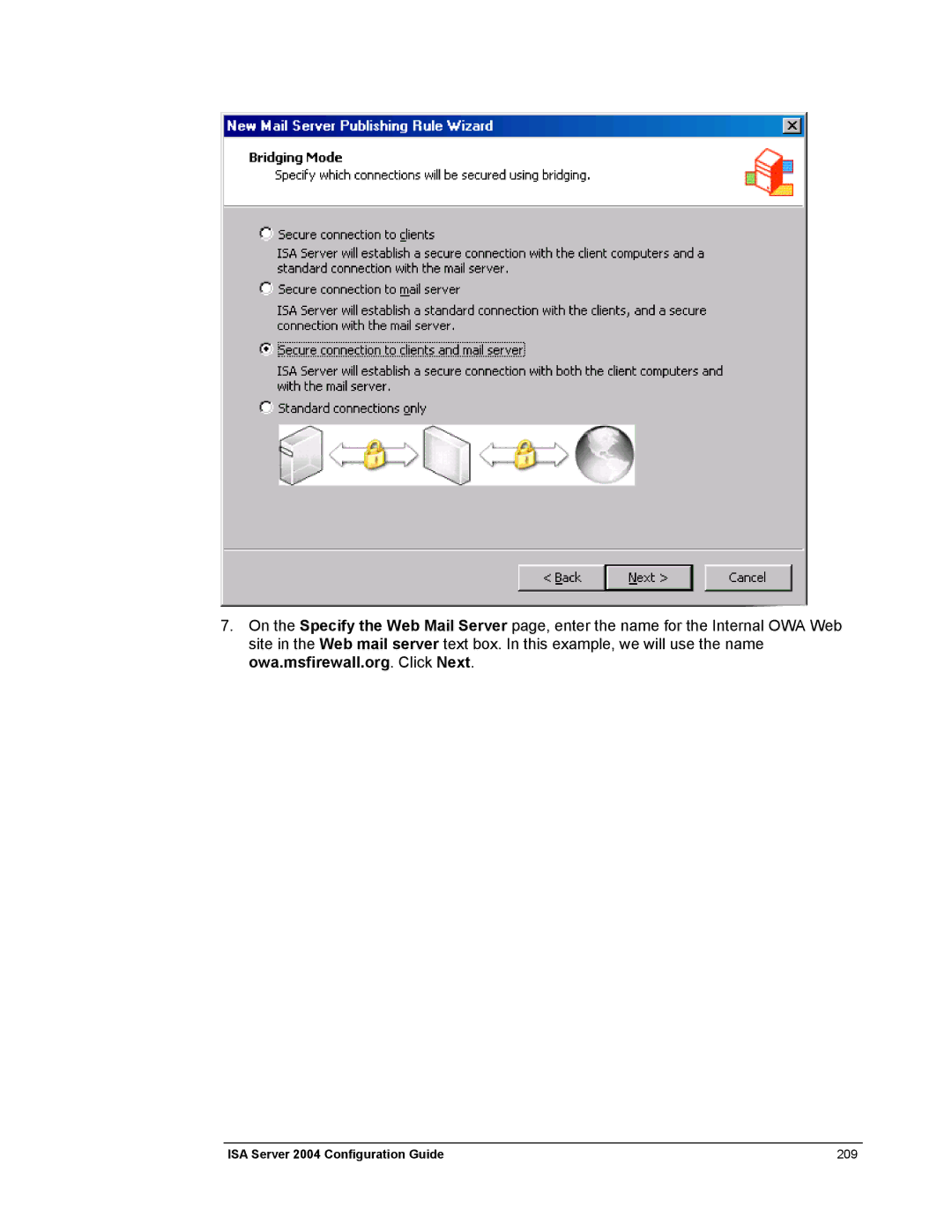 Microsoft manual ISA Server 2004 Configuration Guide 209 