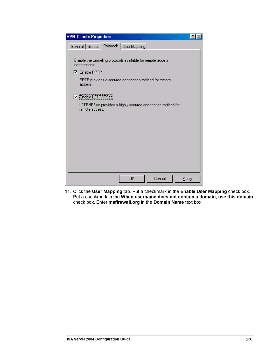 Microsoft manual ISA Server 2004 Configuration Guide 230 