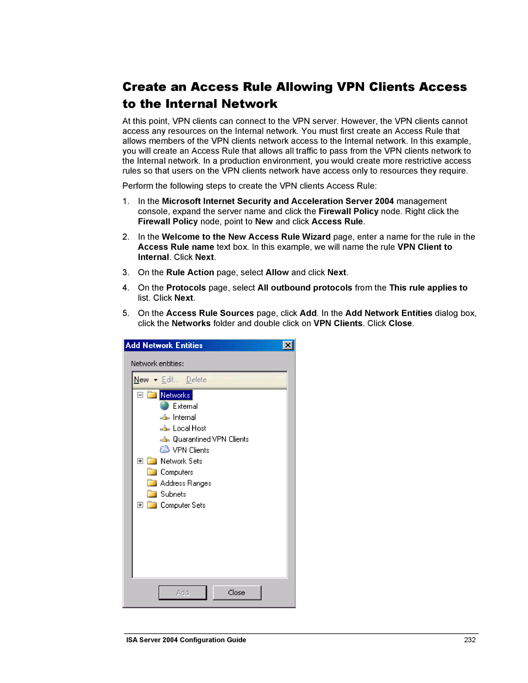 Microsoft manual ISA Server 2004 Configuration Guide 232 