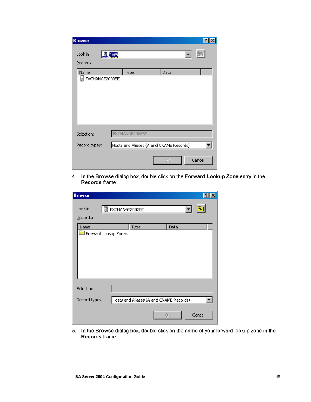 Microsoft manual ISA Server 2004 Configuration Guide 