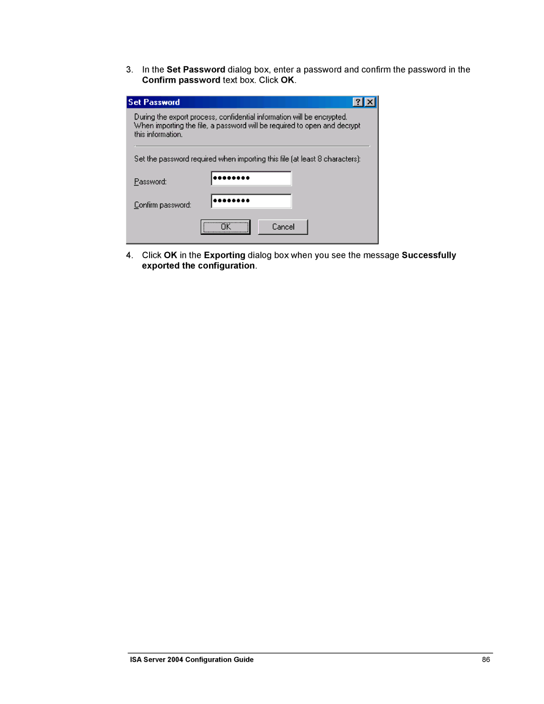 Microsoft manual ISA Server 2004 Configuration Guide 