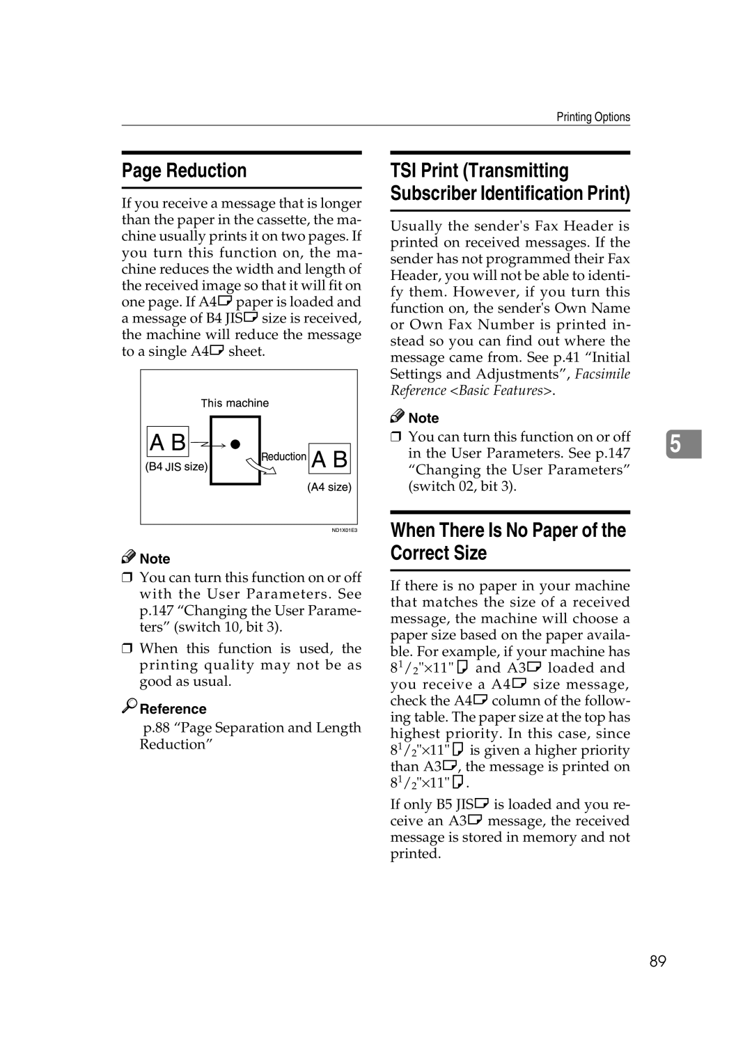 Microsoft 2045 appendix Reduction, When There Is No Paper of the Correct Size 