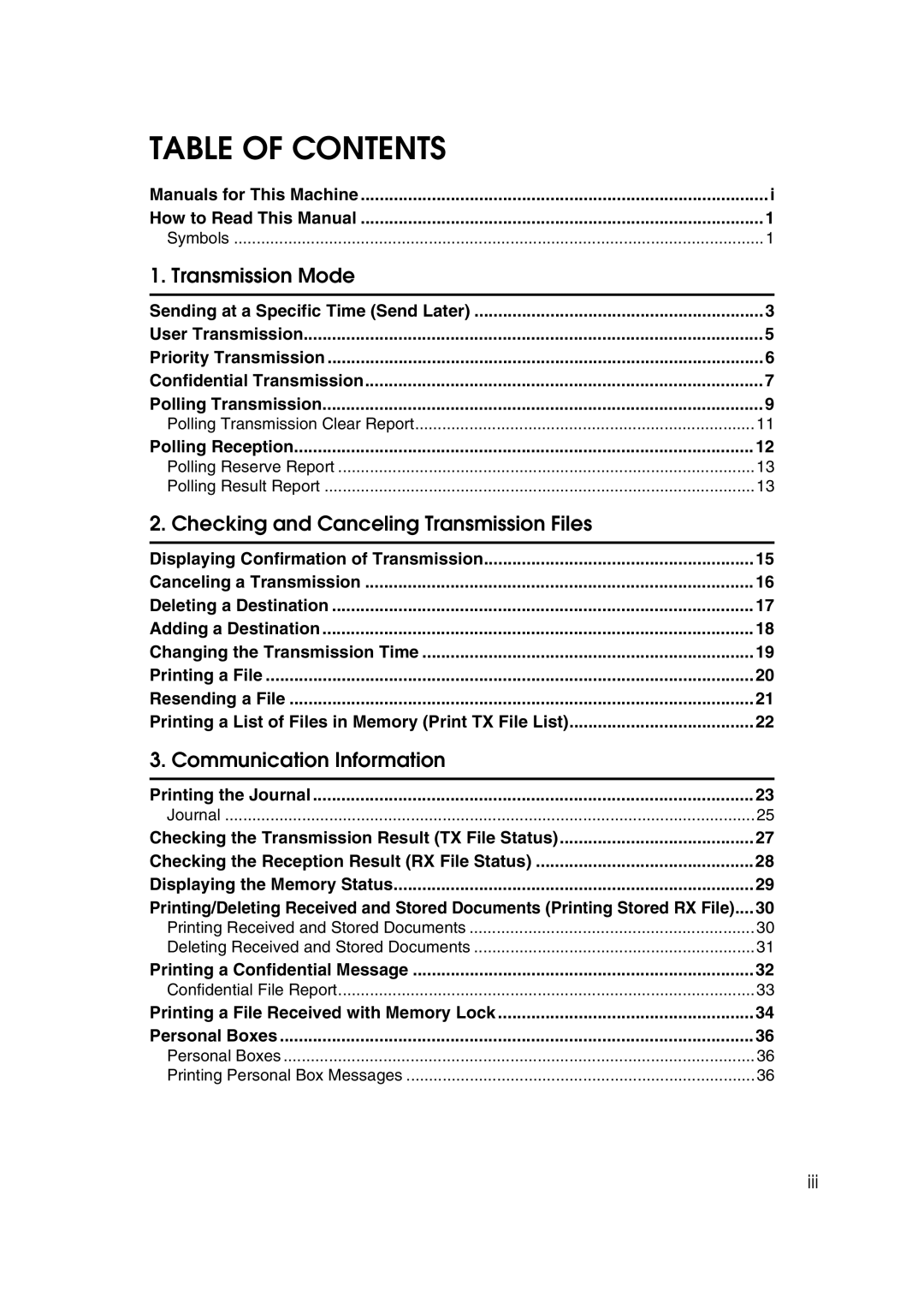 Microsoft 2045 appendix Table of Contents 