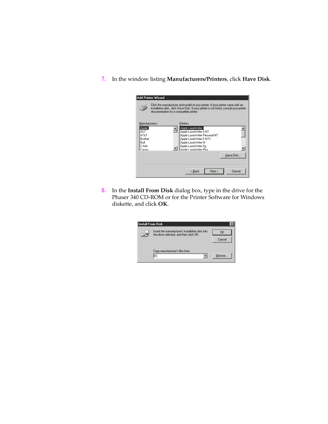 Microsoft 340 manual 