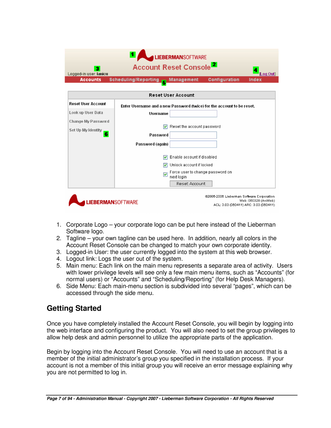 Microsoft 4.5.X manual Getting Started 