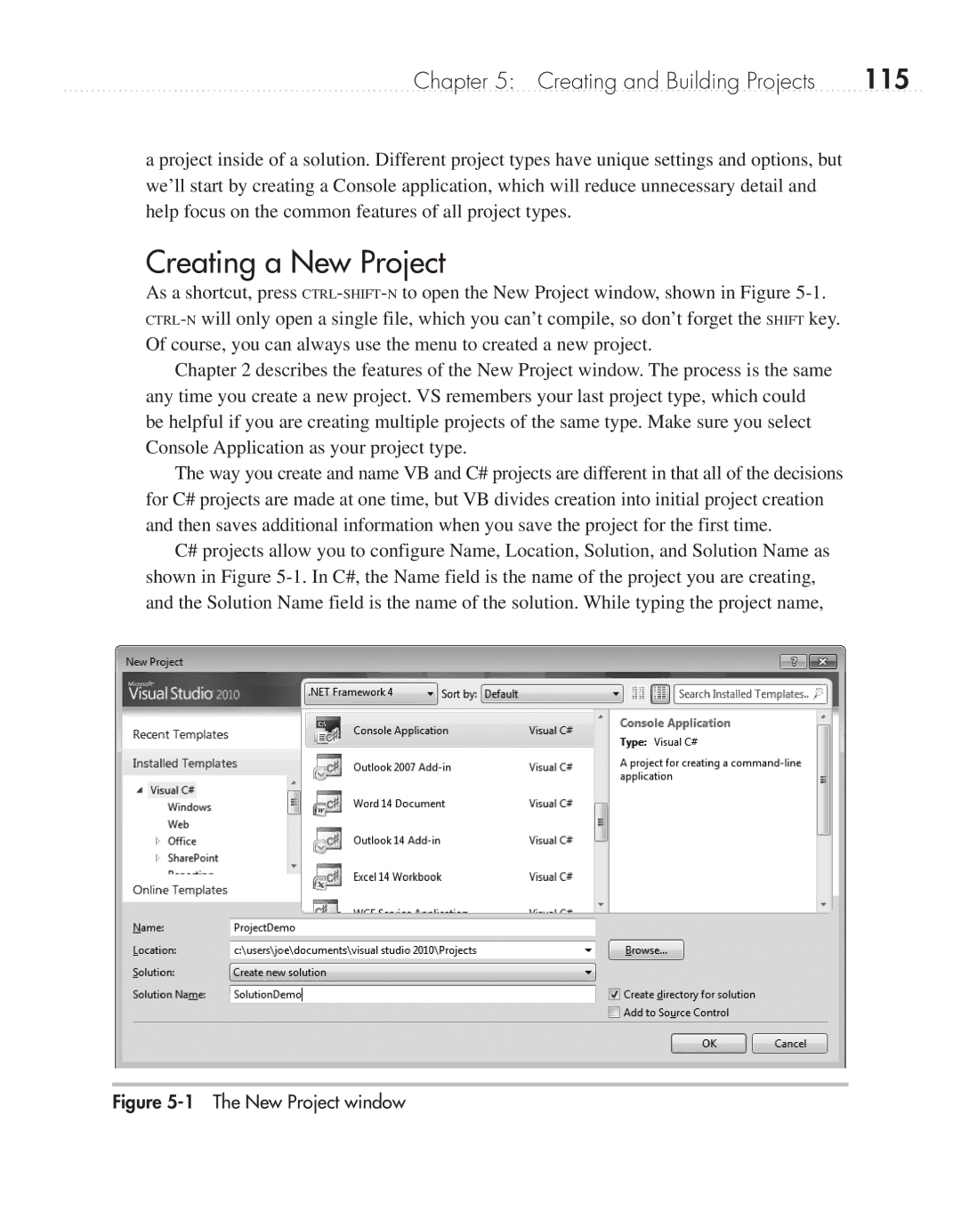 Microsoft 9GD00001 manual Creating a New Project, 115 