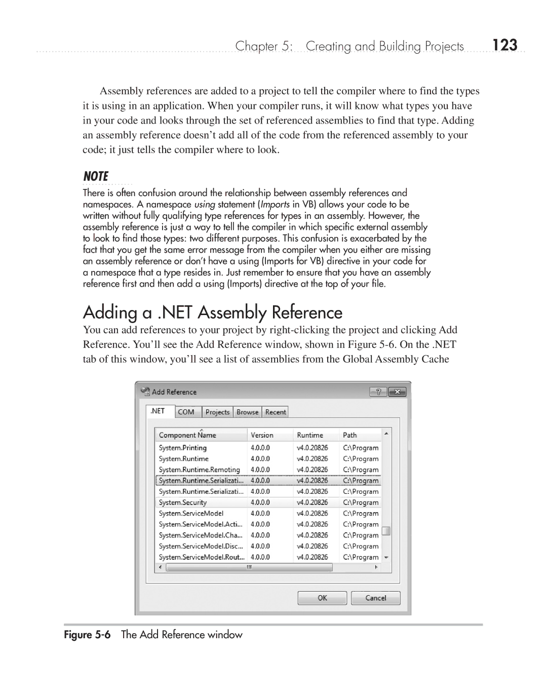 Microsoft 9GD00001 manual Adding a .NET Assembly Reference, 123 