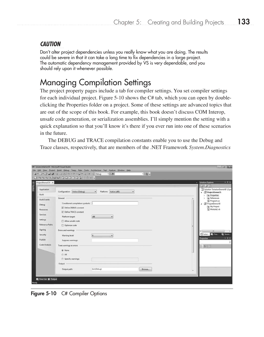 Microsoft 9GD00001 manual Managing Compilation Settings, 133 