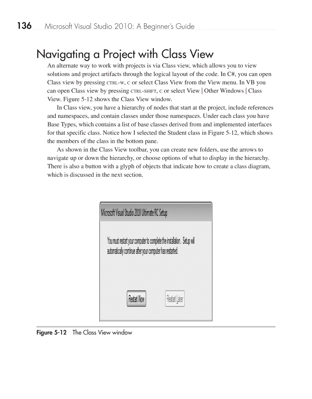 Microsoft 9GD00001 manual Navigating a Project with Class View, The Class View window 