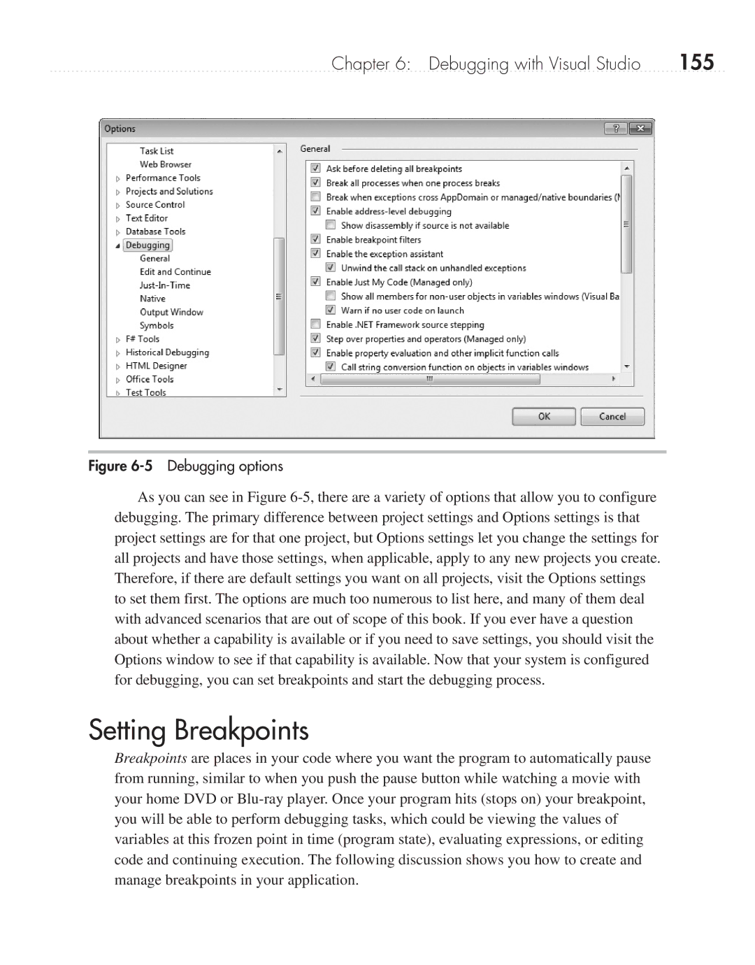 Microsoft 9GD00001 manual Setting Breakpoints, 155 