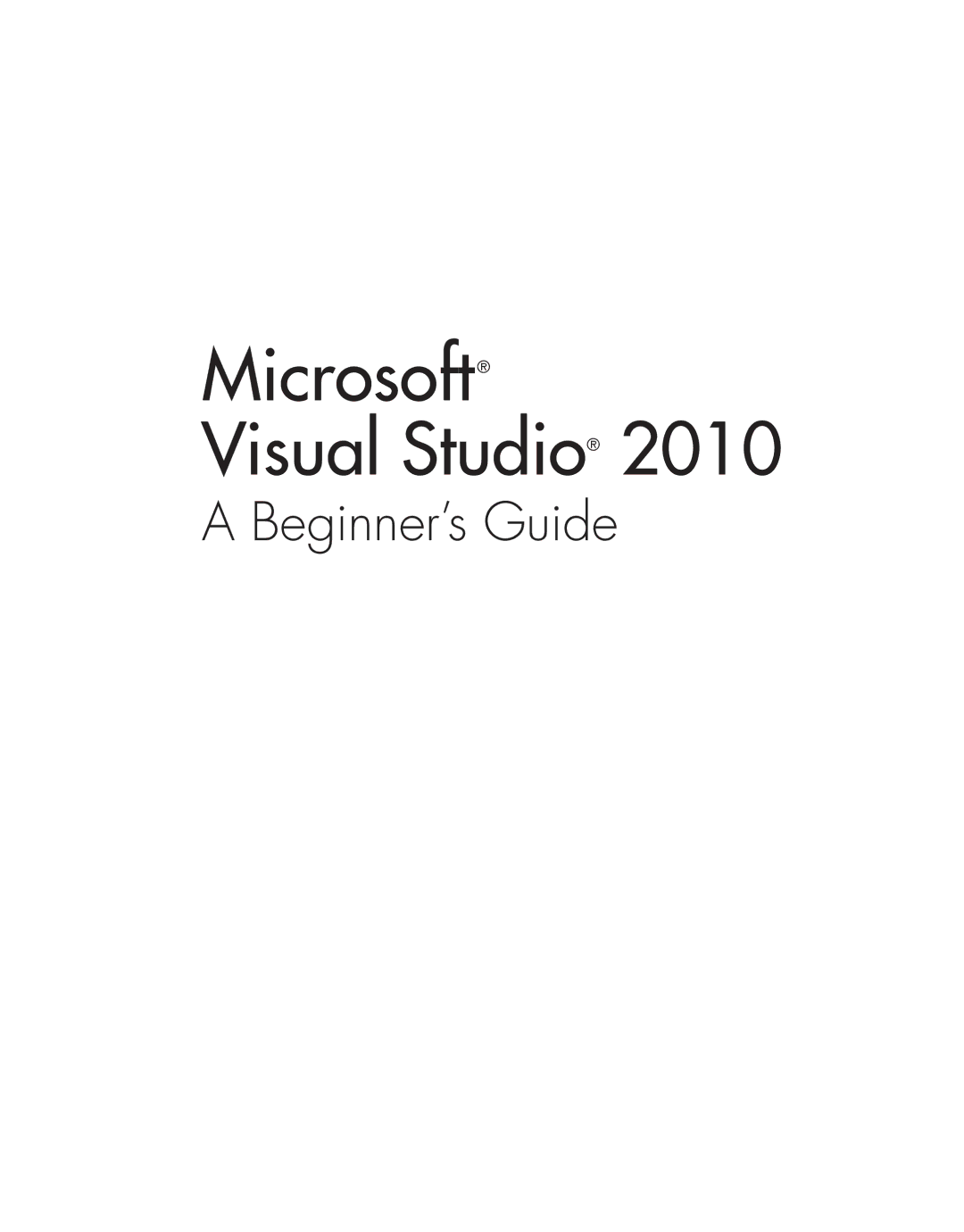 Microsoft 9GD00001 manual Microsoft Visual Studio 