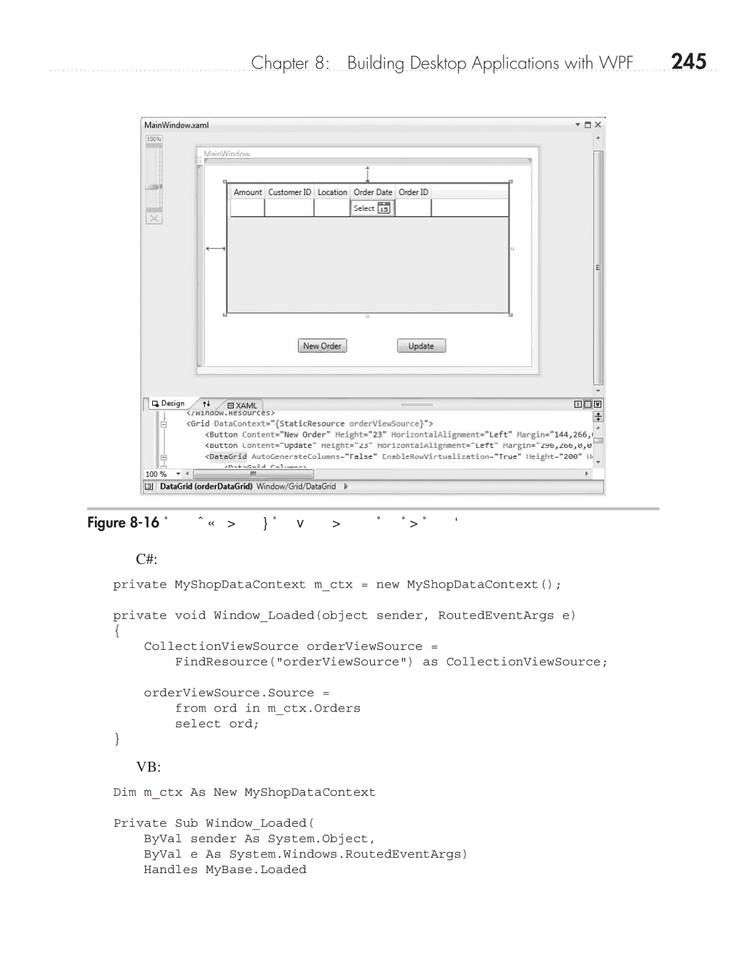 Microsoft 9GD00001 manual 245, Displaying information in a Grid 