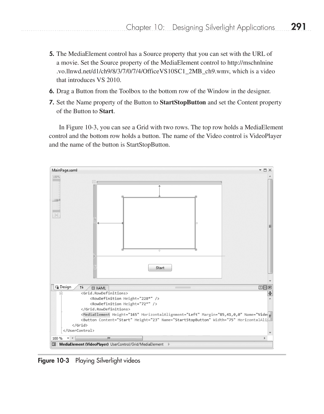 Microsoft 9GD00001 manual 291, Playing Silverlight videos 