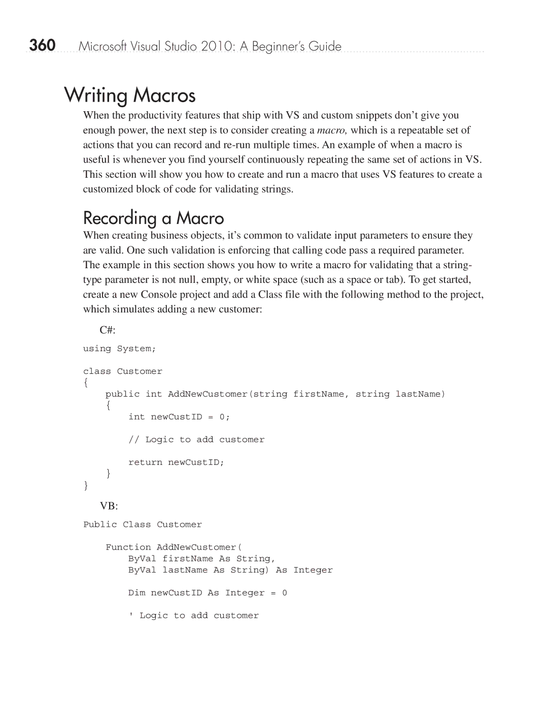 Microsoft 9GD00001 manual Writing Macros, Recording a Macro 