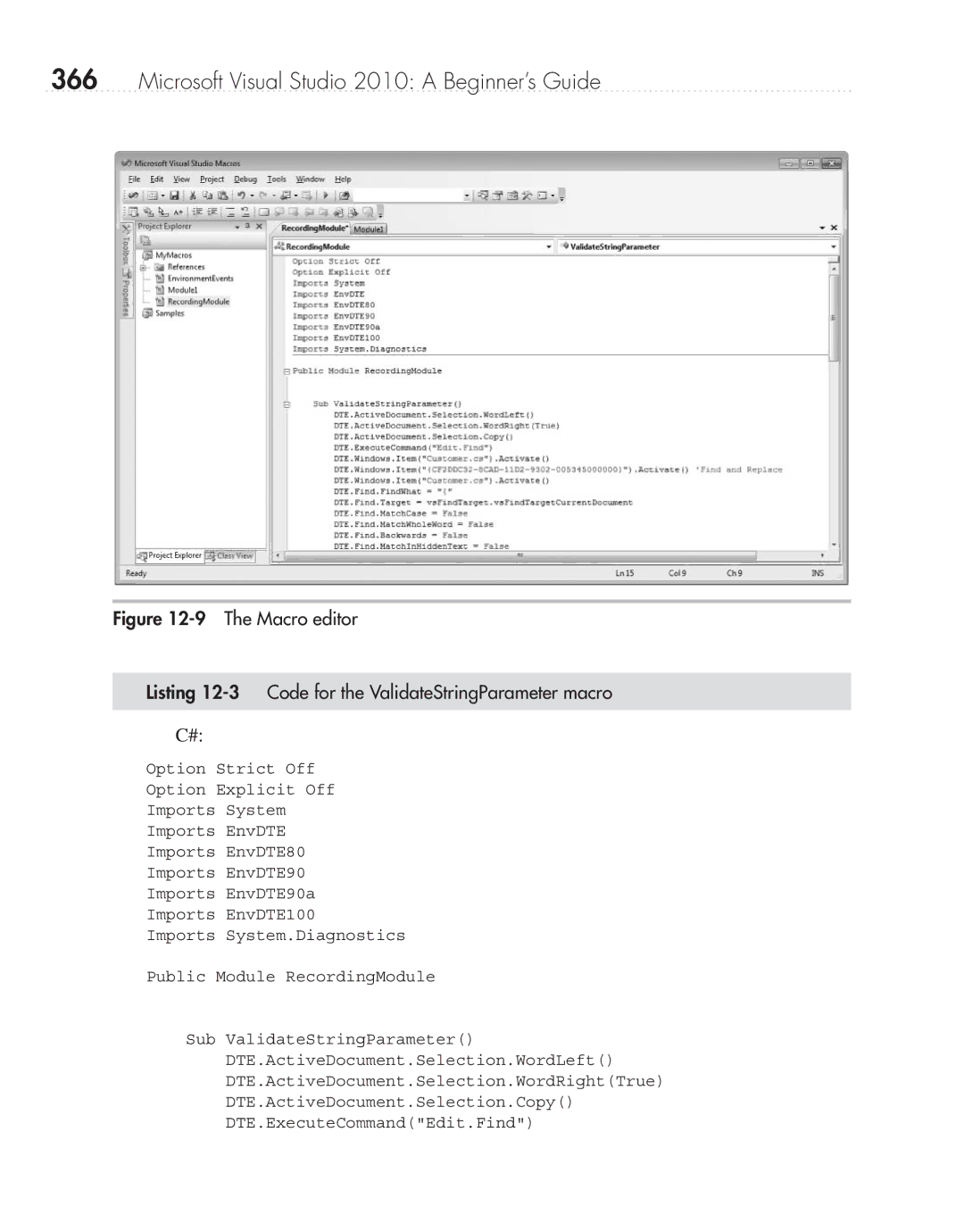 Microsoft 9GD00001 manual Microsoft Visual Studio 2010 a Beginner’s Guide 