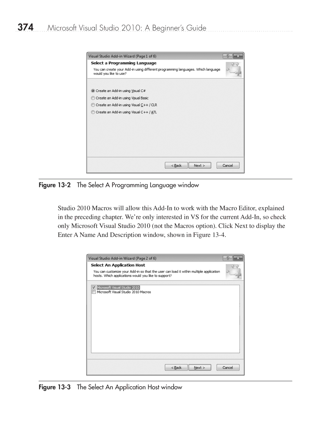 Microsoft 9GD00001 manual Select a Programming Language window 