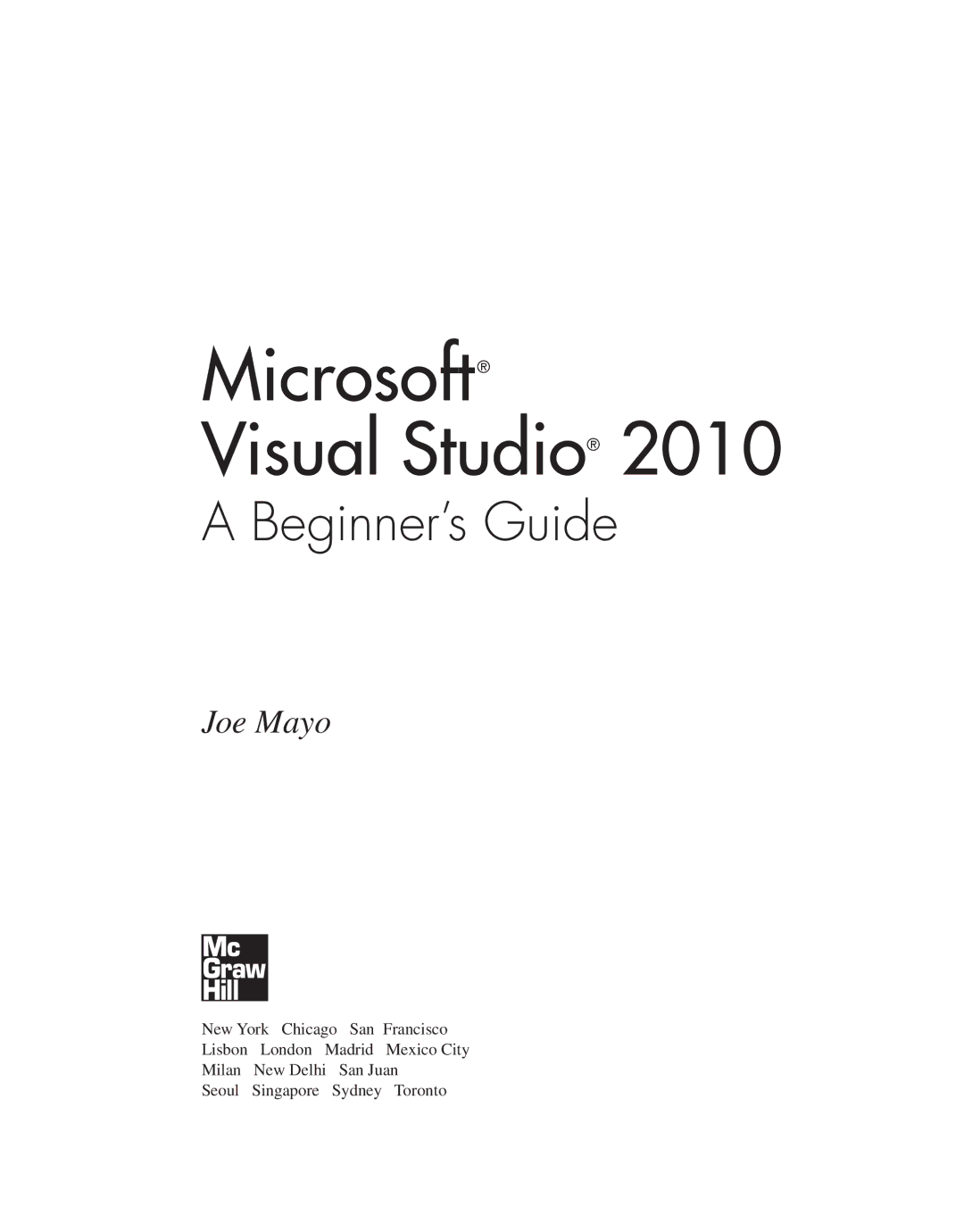 Microsoft 9GD00001 manual Joe Mayo 