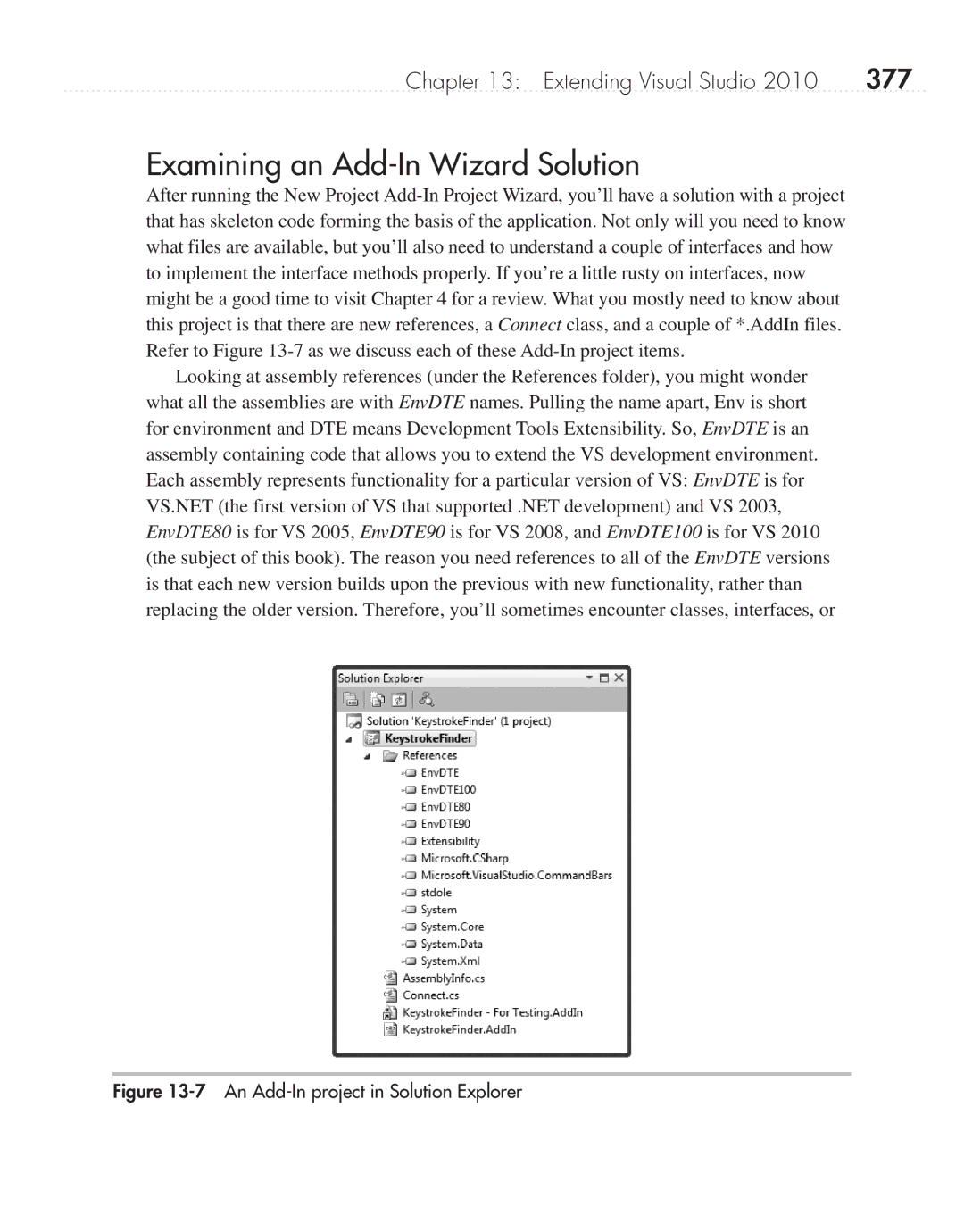 Microsoft 9GD00001 manual Examining an Add-In Wizard Solution, 377 