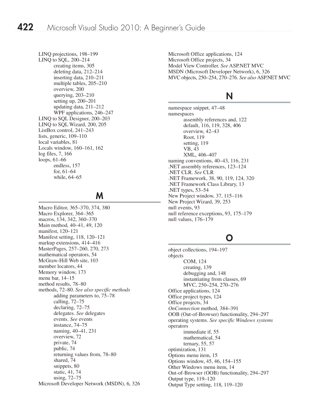 Microsoft 9GD00001 manual Methods, 72-80.See also specific methods 