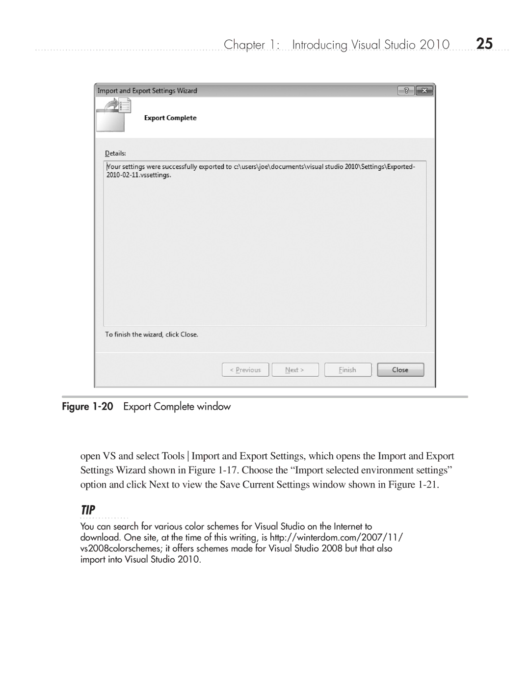 Microsoft 9GD00001 manual Export Complete window 