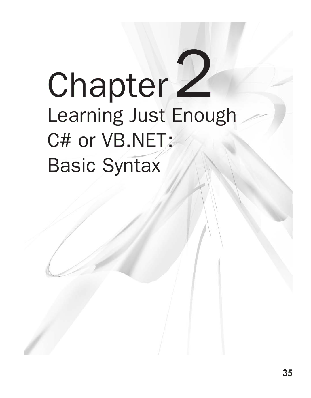 Microsoft 9GD00001 manual Learning Just Enough C# or VB.NET Basic Syntax 