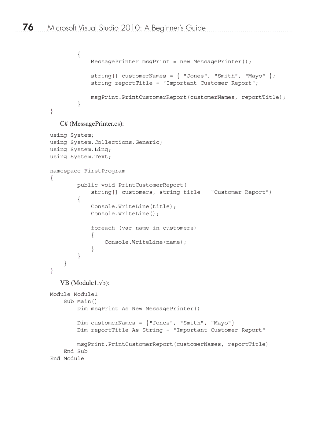 Microsoft 9GD00001 manual # MessagePrinter.cs 