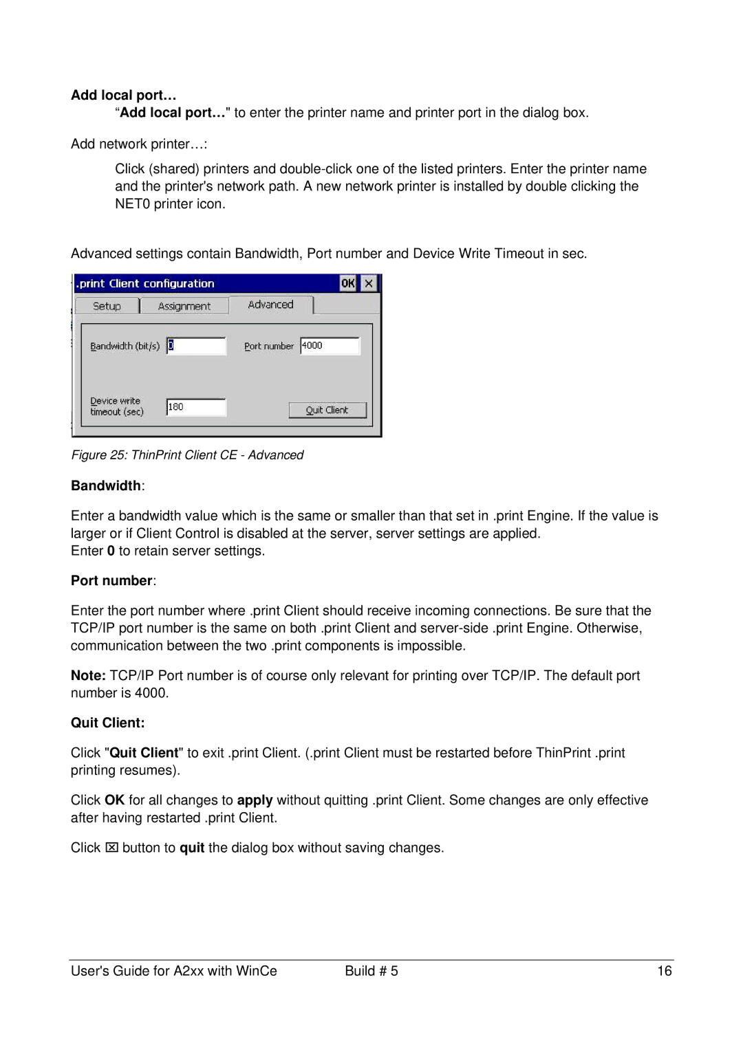 Microsoft A2xx manual Add local port… 