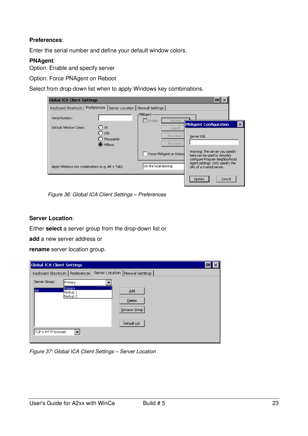 Microsoft A2xx manual Preferences 