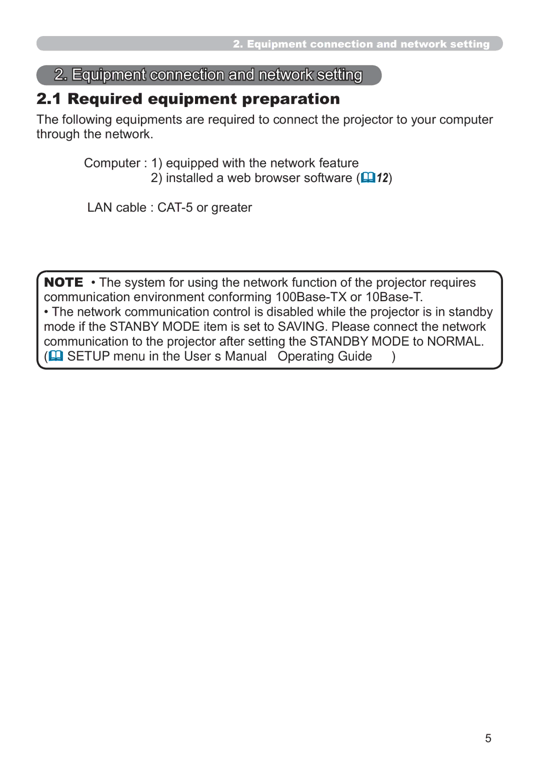 Microsoft CP-D31N user manual Required equipment preparation 