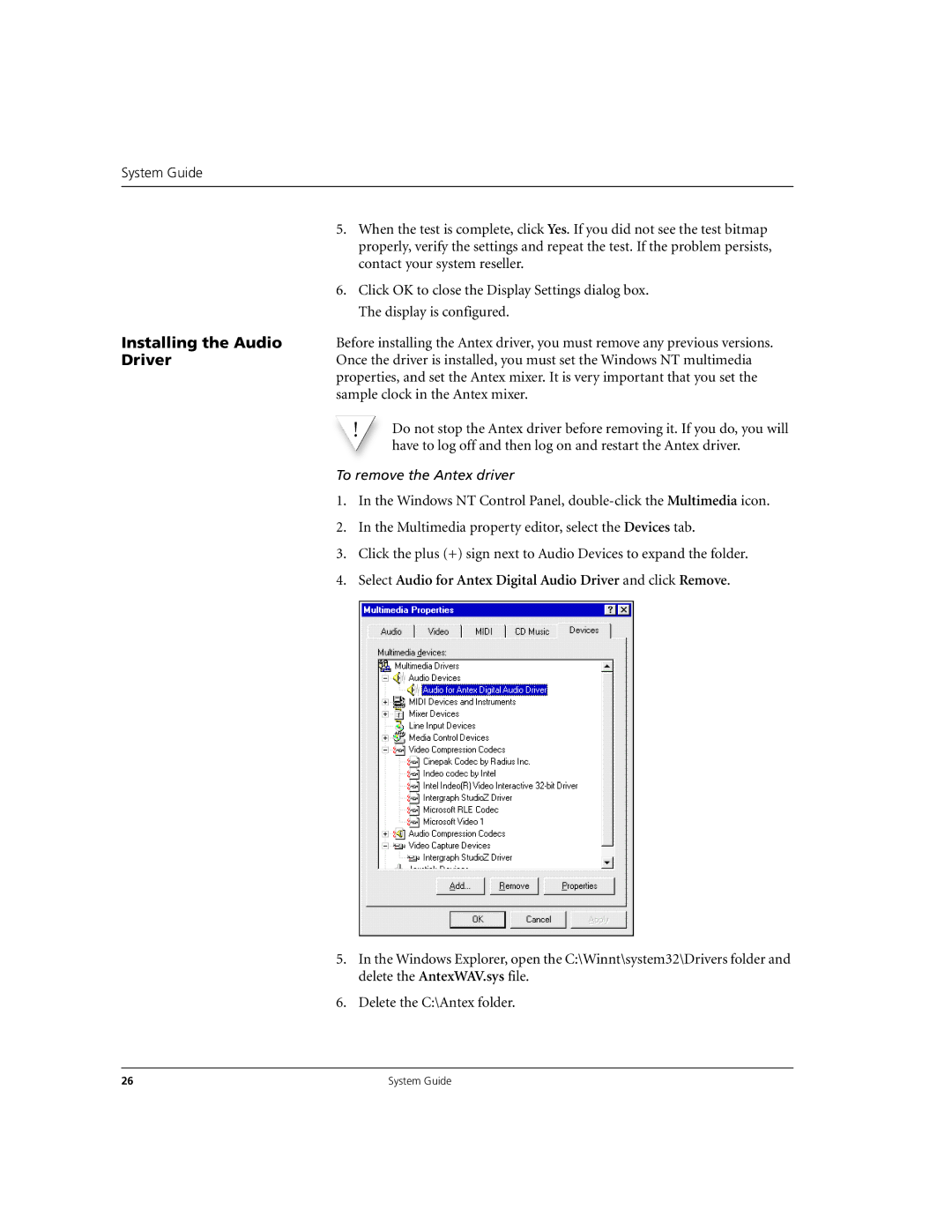 Microsoft DHA025600 manual Installing the Audio, Driver 