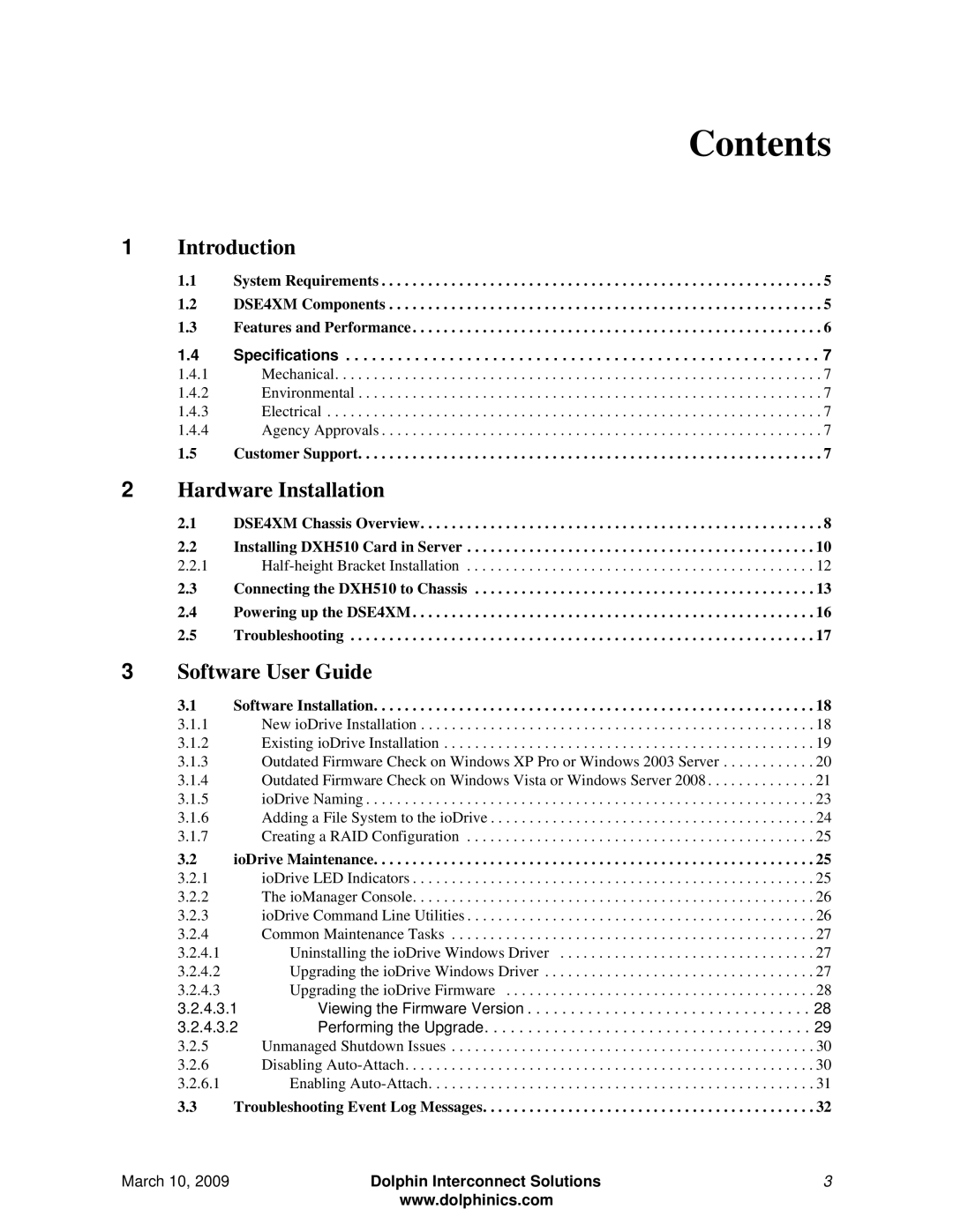 Microsoft DSE4XM1, DSE4XM2 manual Contents 