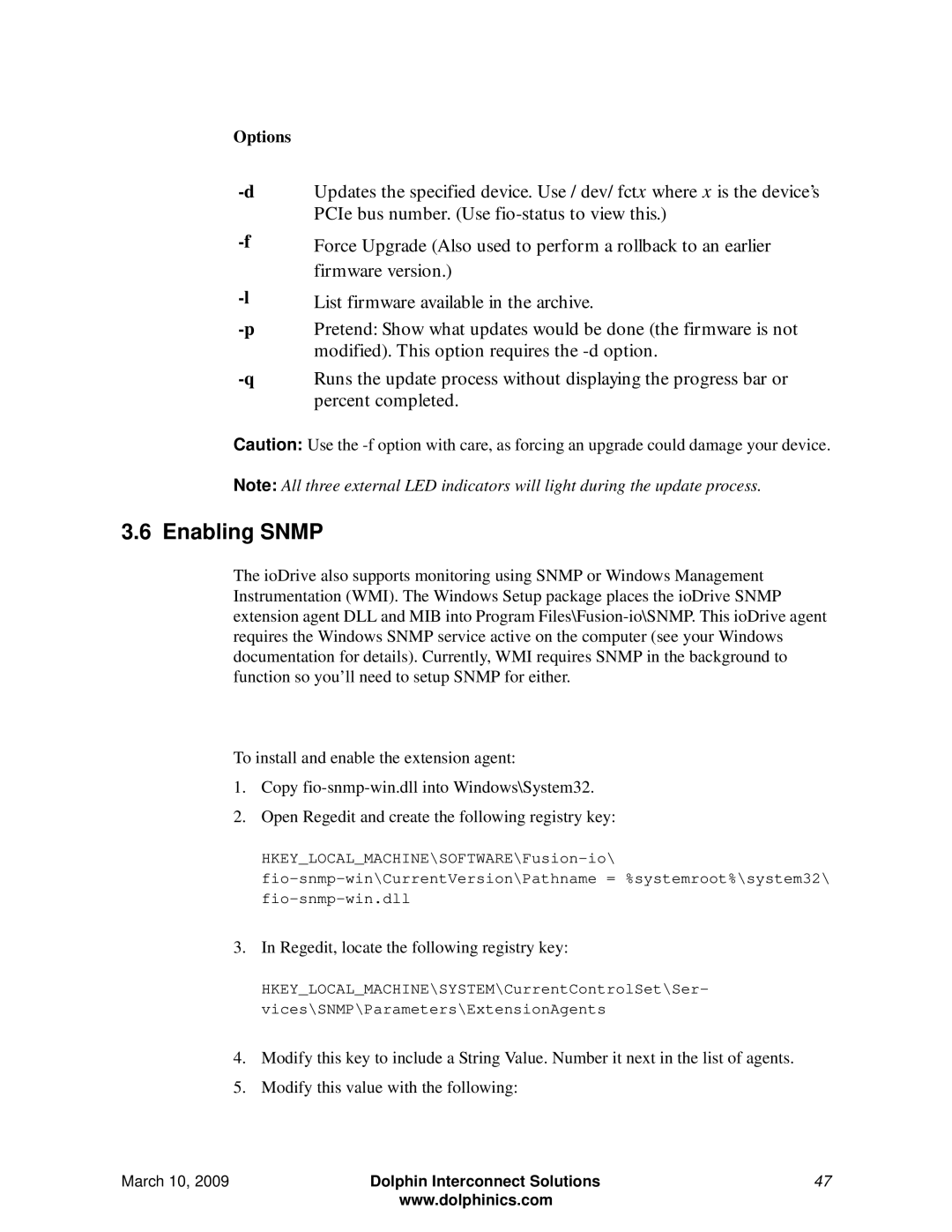 Microsoft DSE4XM1, DSE4XM2 manual Enabling Snmp, Options 