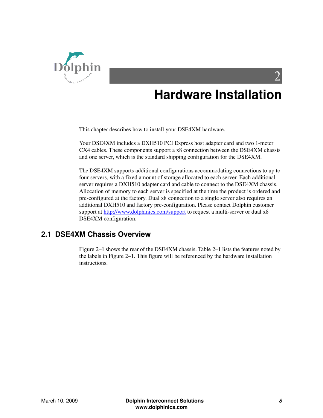 Microsoft DSE4XM2, DSE4XM1 manual Hardware Installation, DSE4XM Chassis Overview 