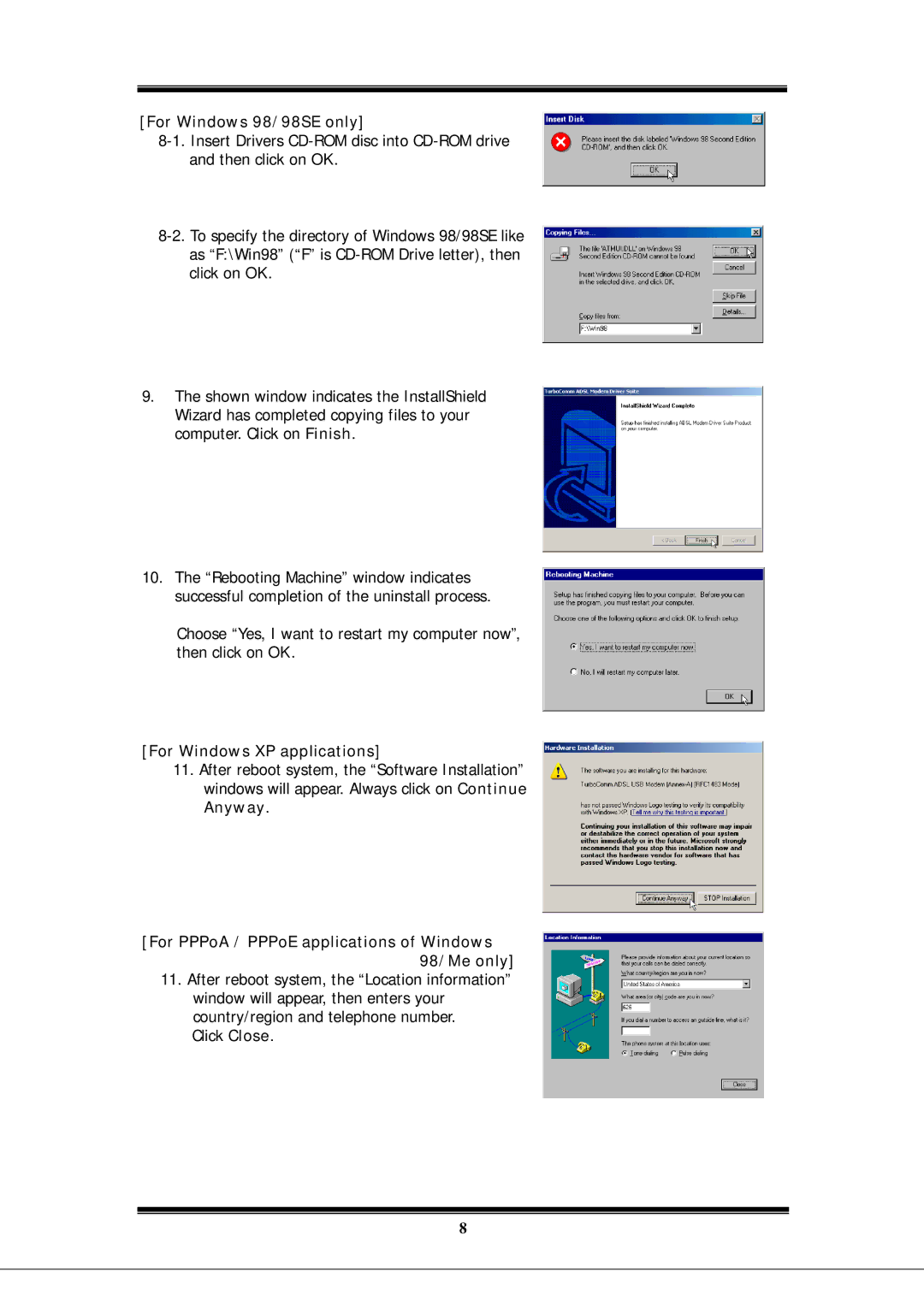 Microsoft EA900 manual For Windows 98/98SE only 