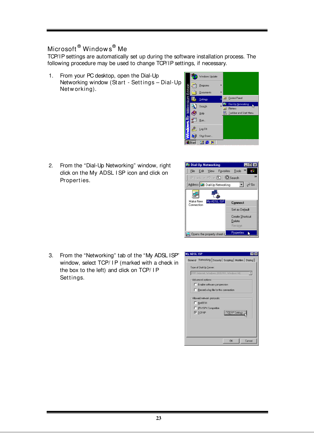 Microsoft EA900 manual Microsoft Windows Me 