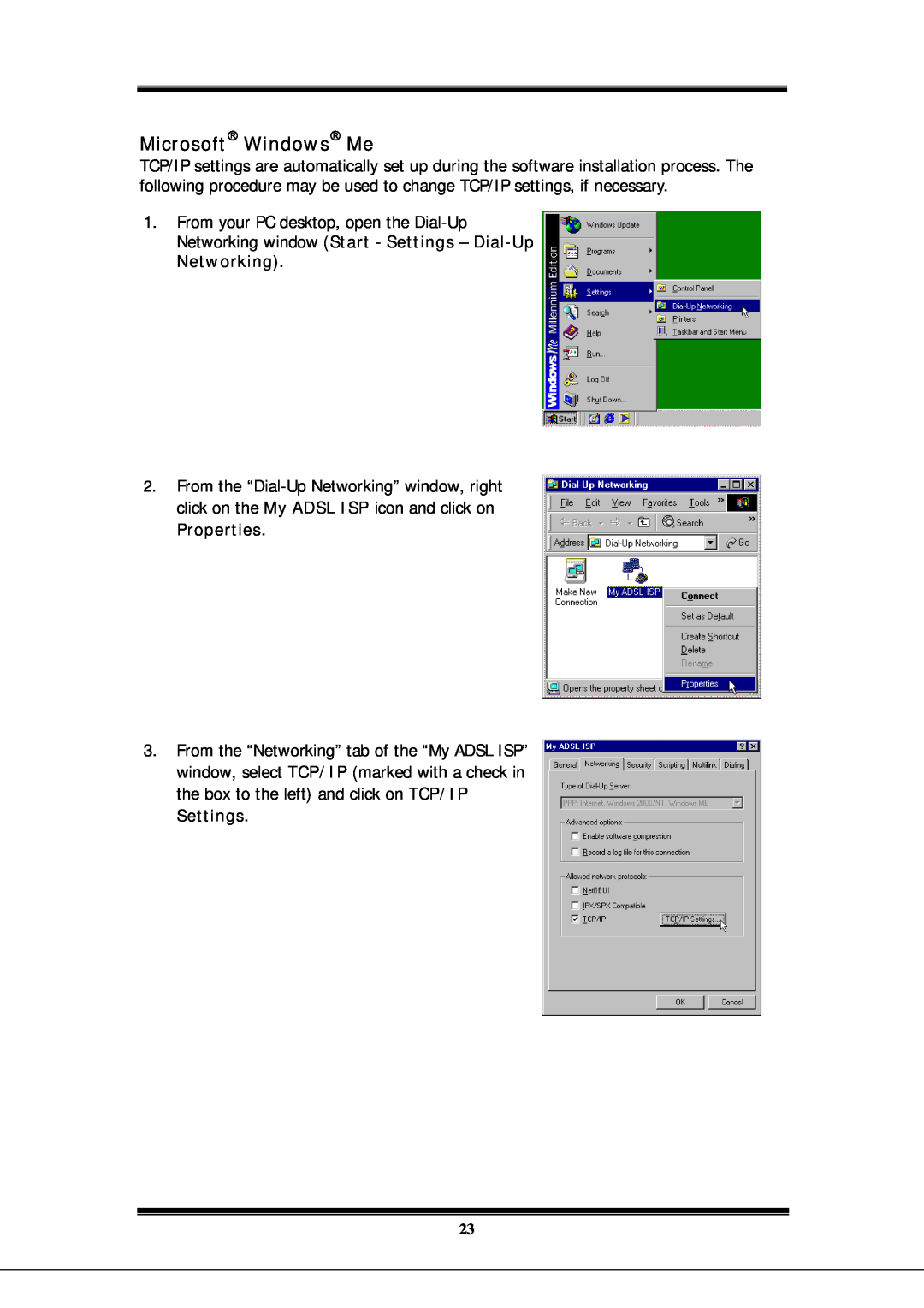 Microsoft EA900 manual Microsoft Windows Me 
