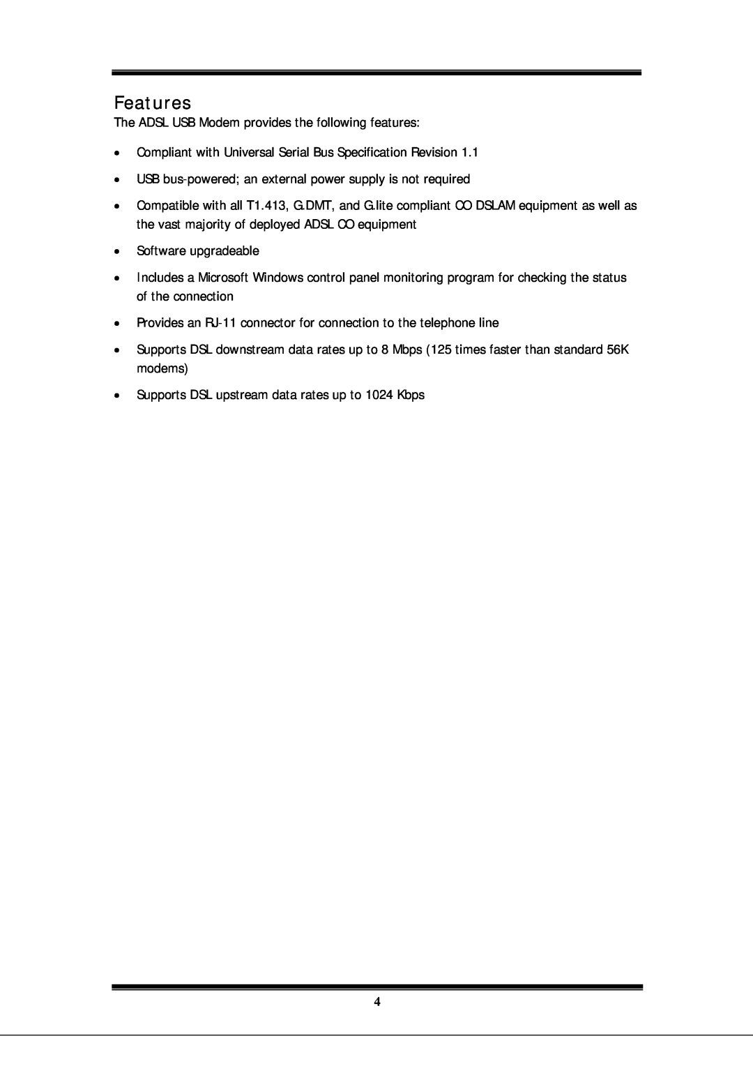 Microsoft EA900 manual Features 