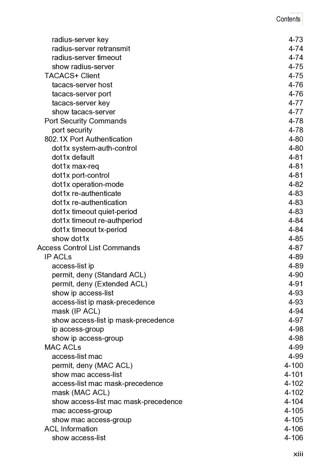 Microsoft ES4649, ES4625 manual Xiii 