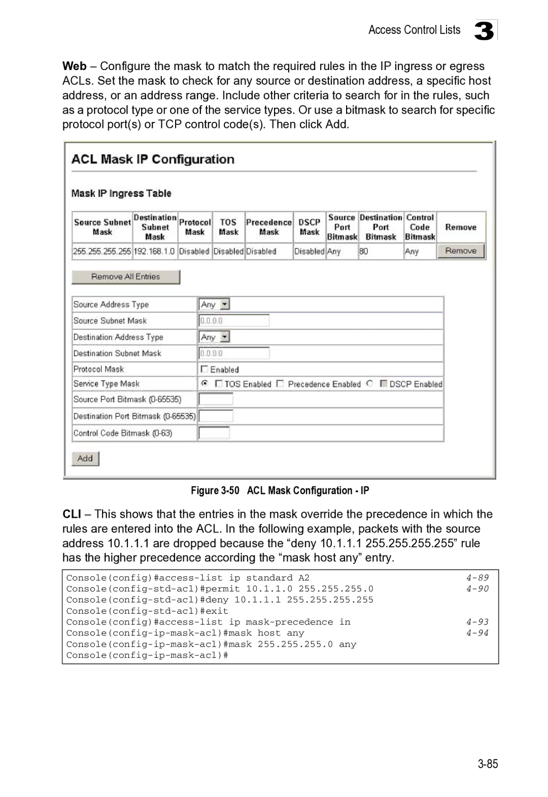 Microsoft ES4649, ES4625 manual Access Control Lists 