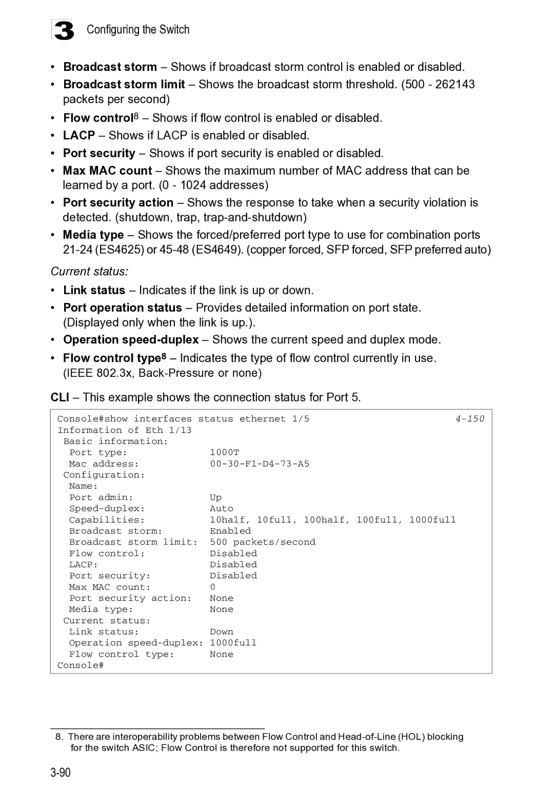 Microsoft ES4625, ES4649 manual Current status, 150 