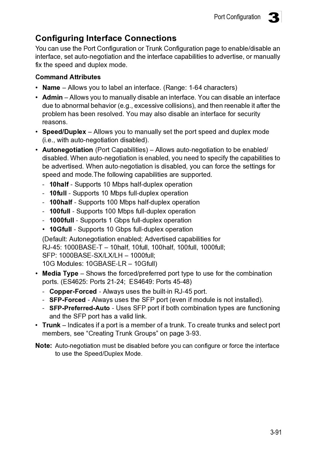 Microsoft ES4649, ES4625 manual Configuring Interface Connections 