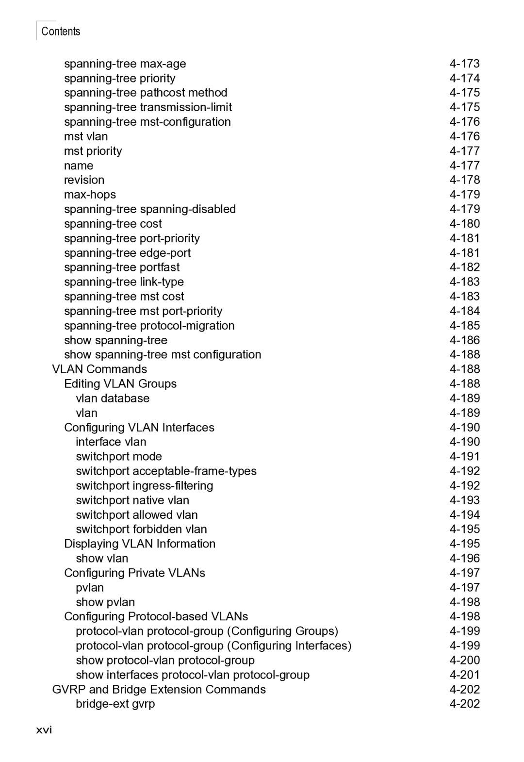 Microsoft ES4625, ES4649 manual Xvi 