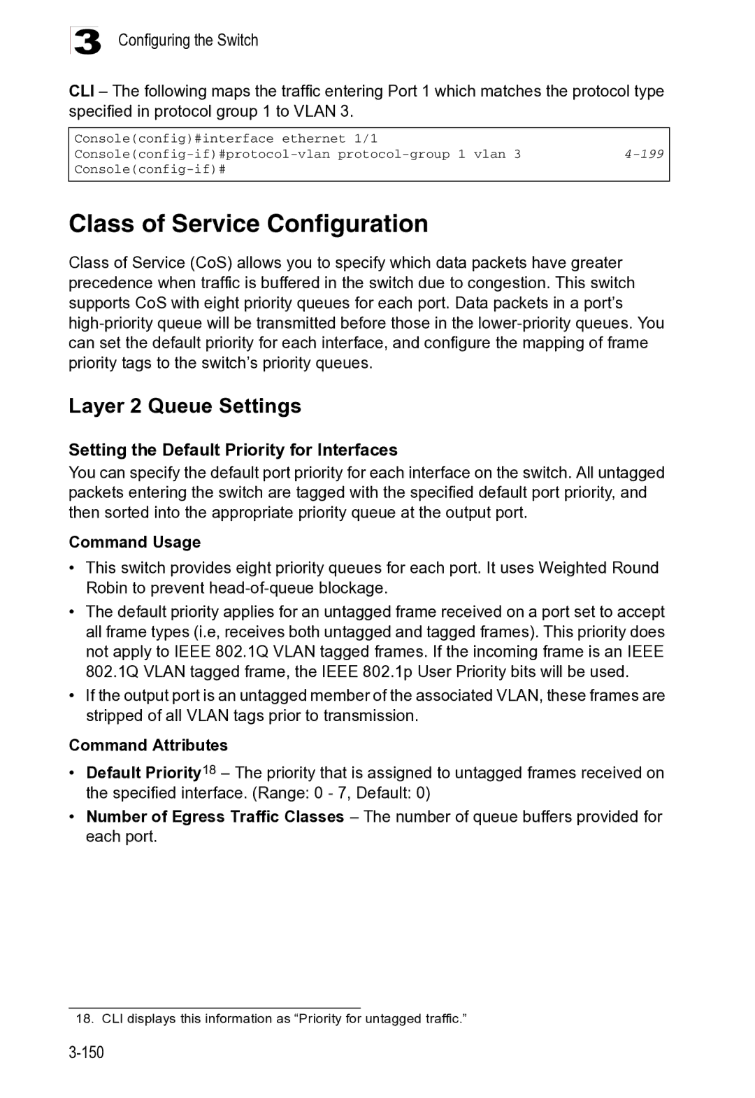 Microsoft ES4625, ES4649 manual Class of Service Configuration, Layer 2 Queue Settings 