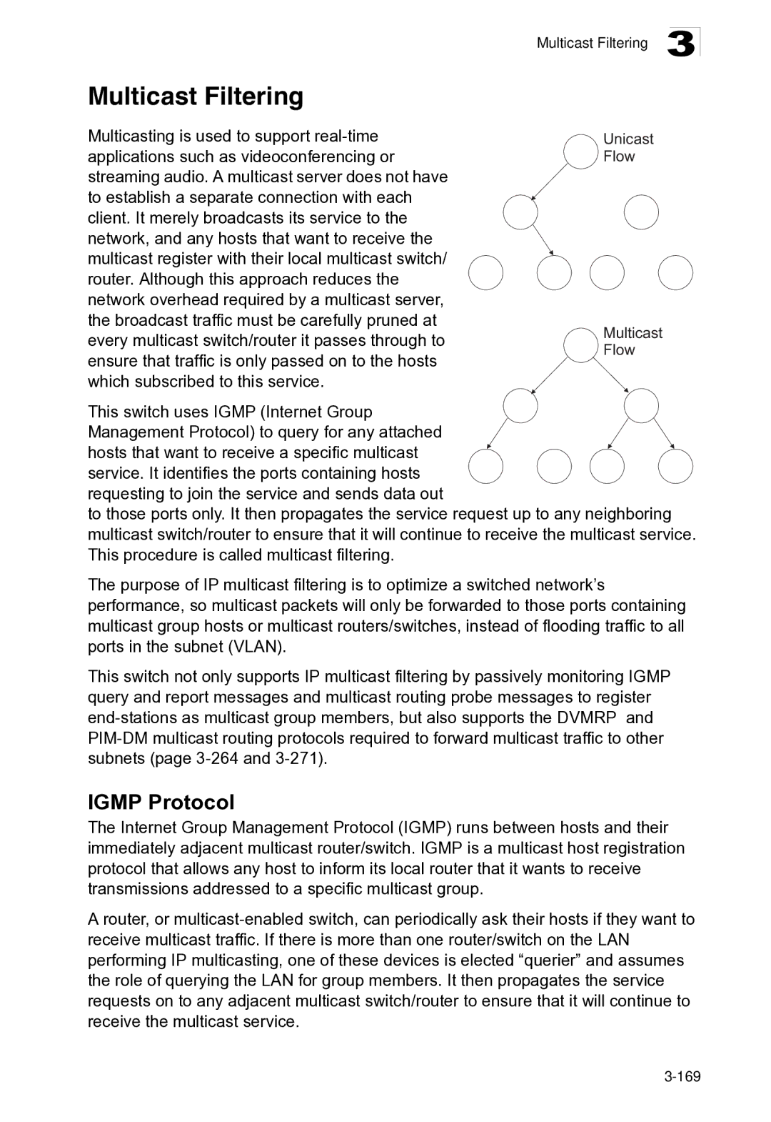 Microsoft ES4649, ES4625 manual Multicast Filtering, Igmp Protocol 