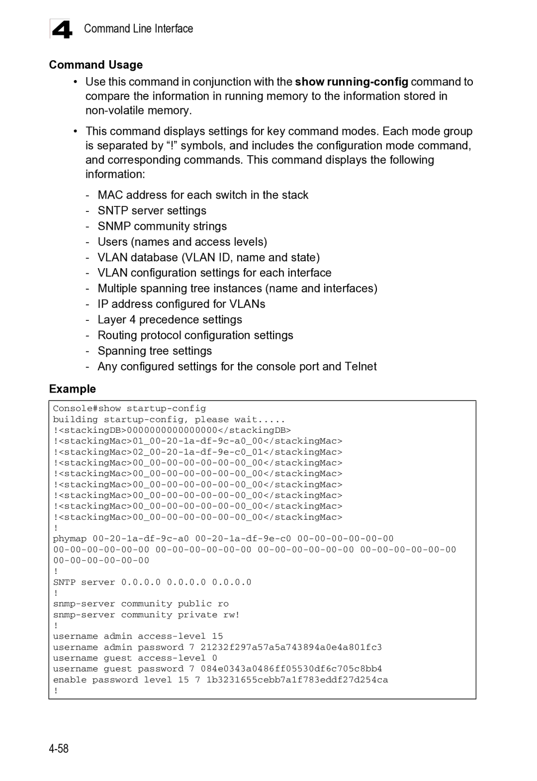 Microsoft ES4625, ES4649 manual Command Line Interface 