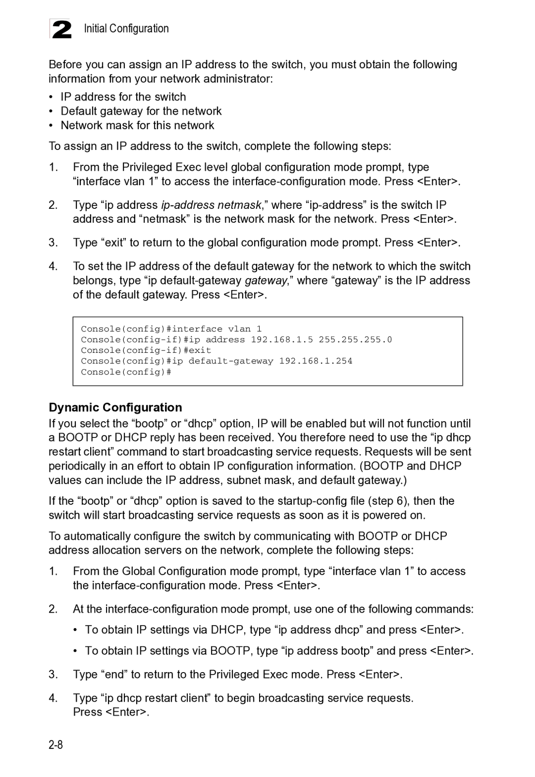 Microsoft ES4625, ES4649 manual Dynamic Configuration 