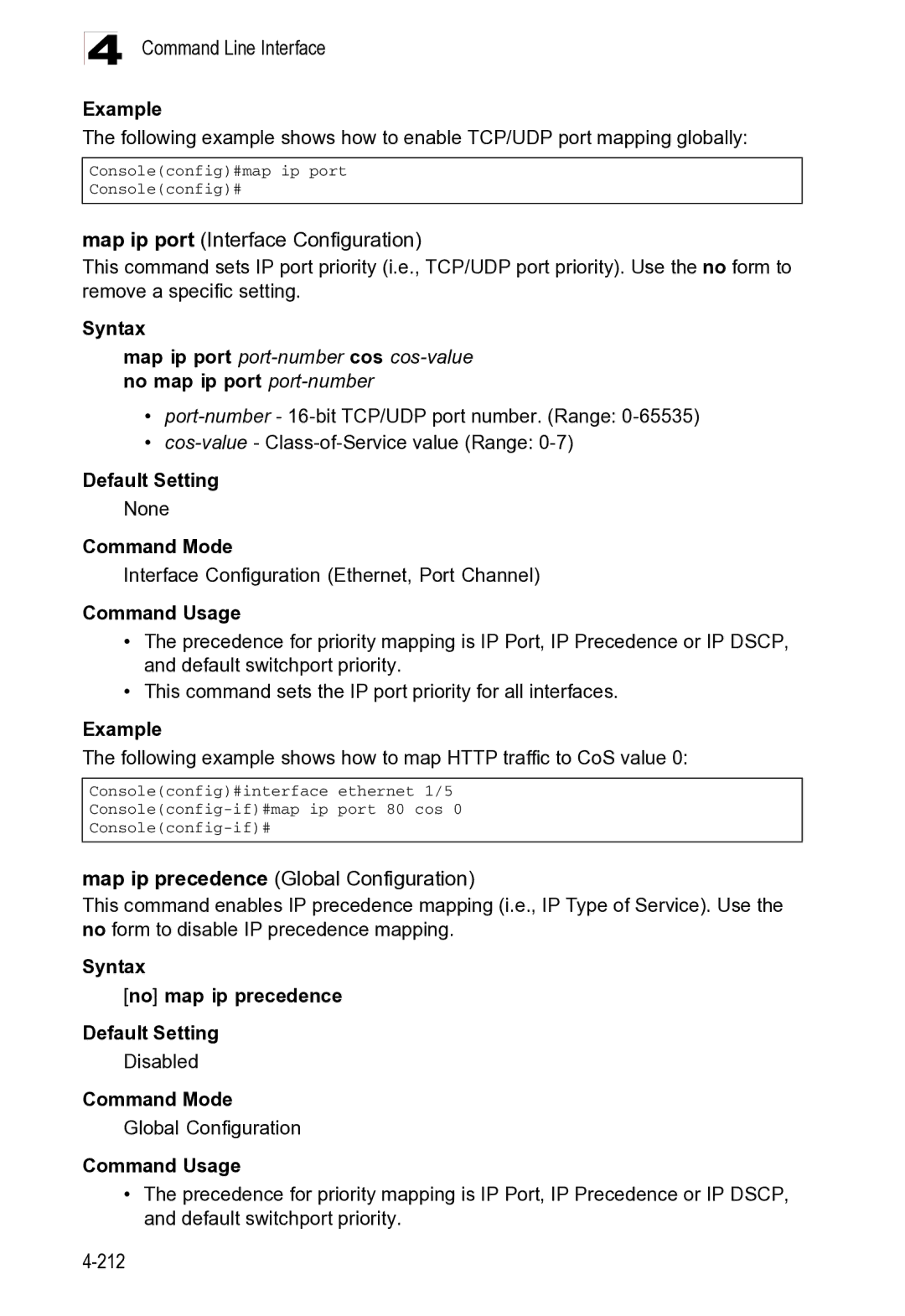 Microsoft ES4625, ES4649 manual Command Line Interface 